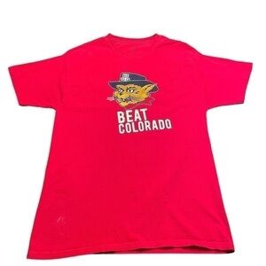 University of Arizona Wildcats Vintage Red Beat Colorado Tee Rare